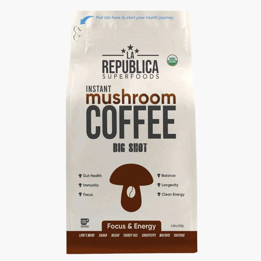 Big Shot Mushroom Coffee (100% Arabica Colombian Instant) - My Store