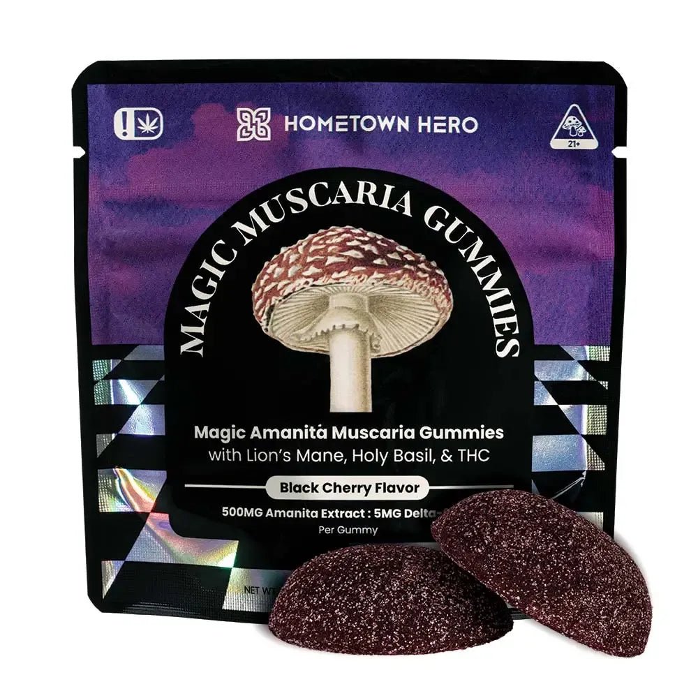 Black Cherry - Magic Amanita Muscaria Gummies - Wonderland