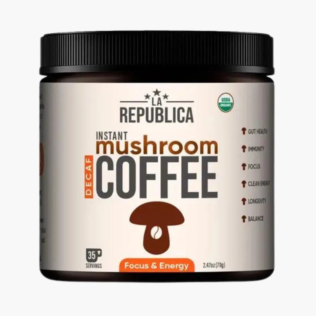 Decaffeinated Mushroom Coffee (100% Colombian Water - Processed Decaf Instant) - My Store