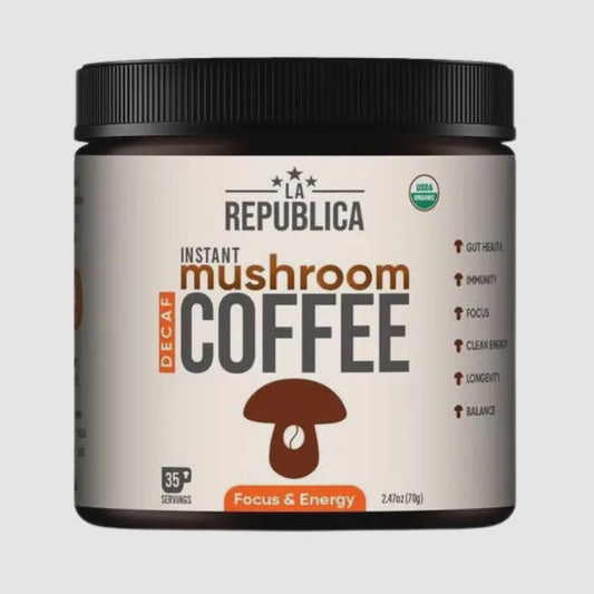 La Republica Decaffeinated Mushroom Coffee (100% Colombian Water - Processed Decaf Instant) - Wonderland