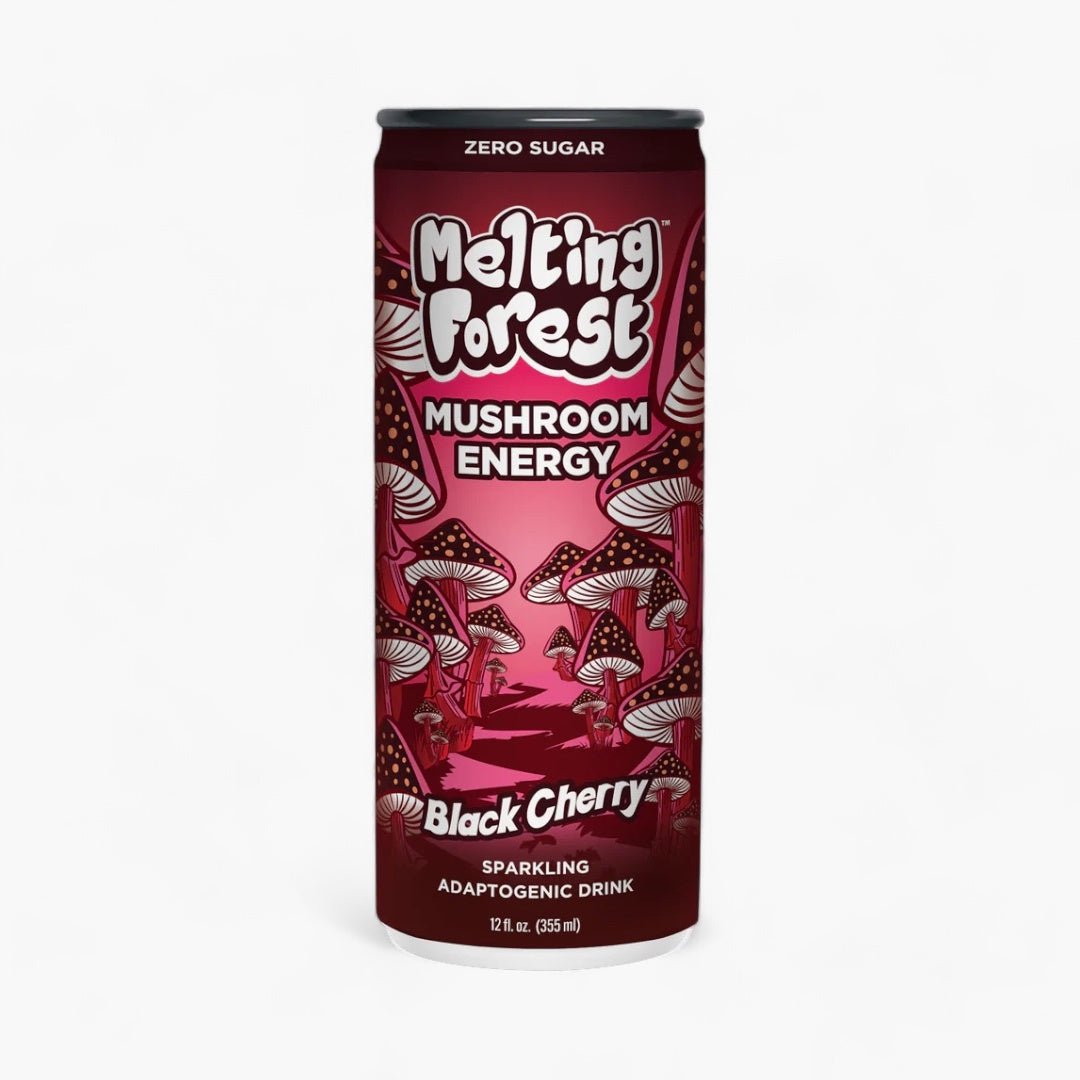 Melting Forest Mushroom Sparkling Water – Energy Black Cherry - Wonderland