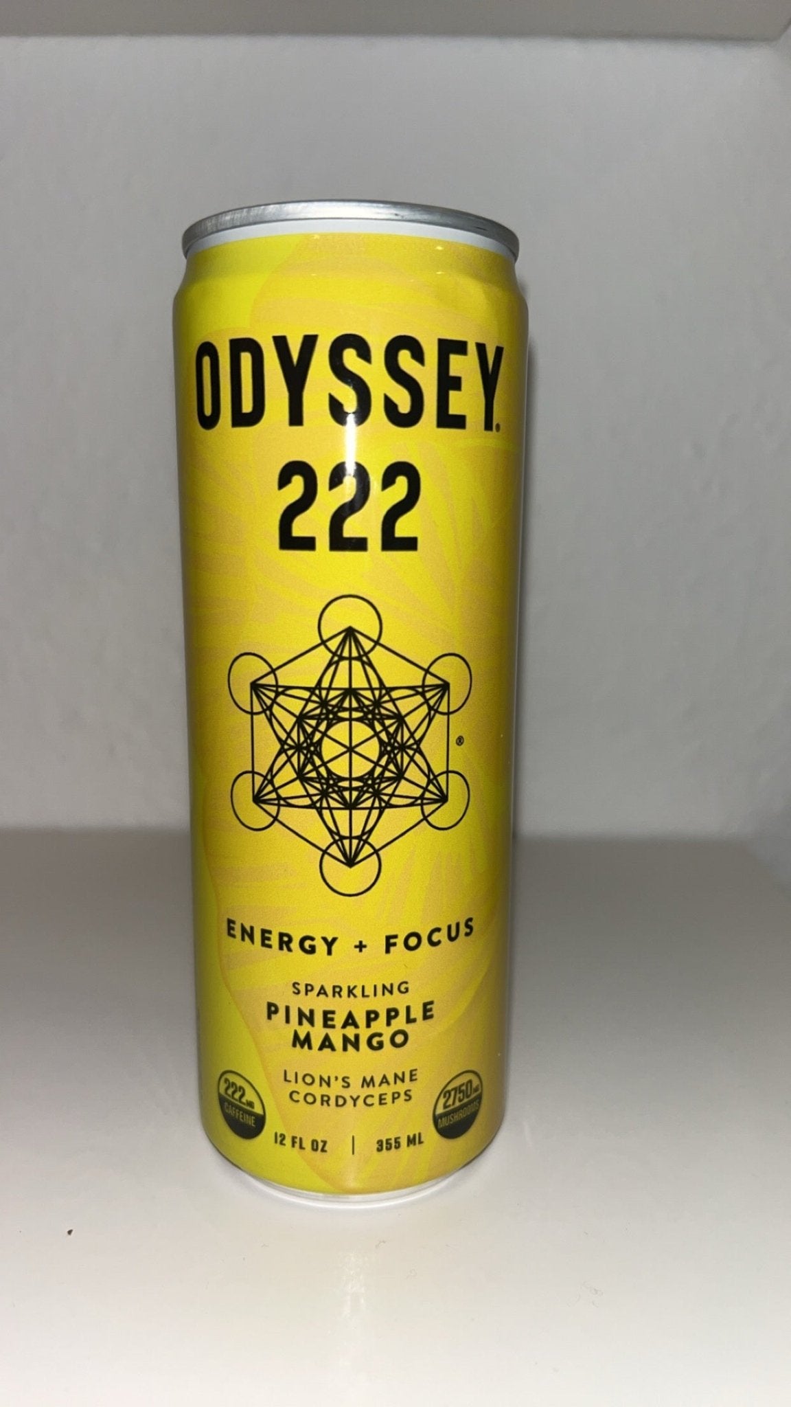 Odyssey 222 Pineapple Mango 222mg Sparkling Mushroom Energy - Wonderland