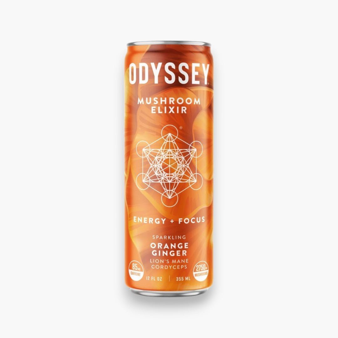 Orange Ginger 85mg Sparkling Mushroom Energy - Wonderland