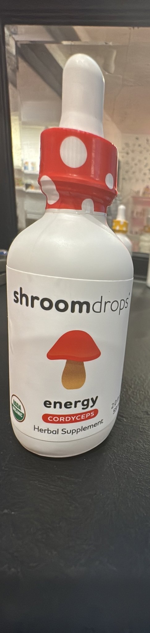 Shroomdrops Mushroom Tincture Supplements - Energy, Cordyceps Mushroom - Wonderland