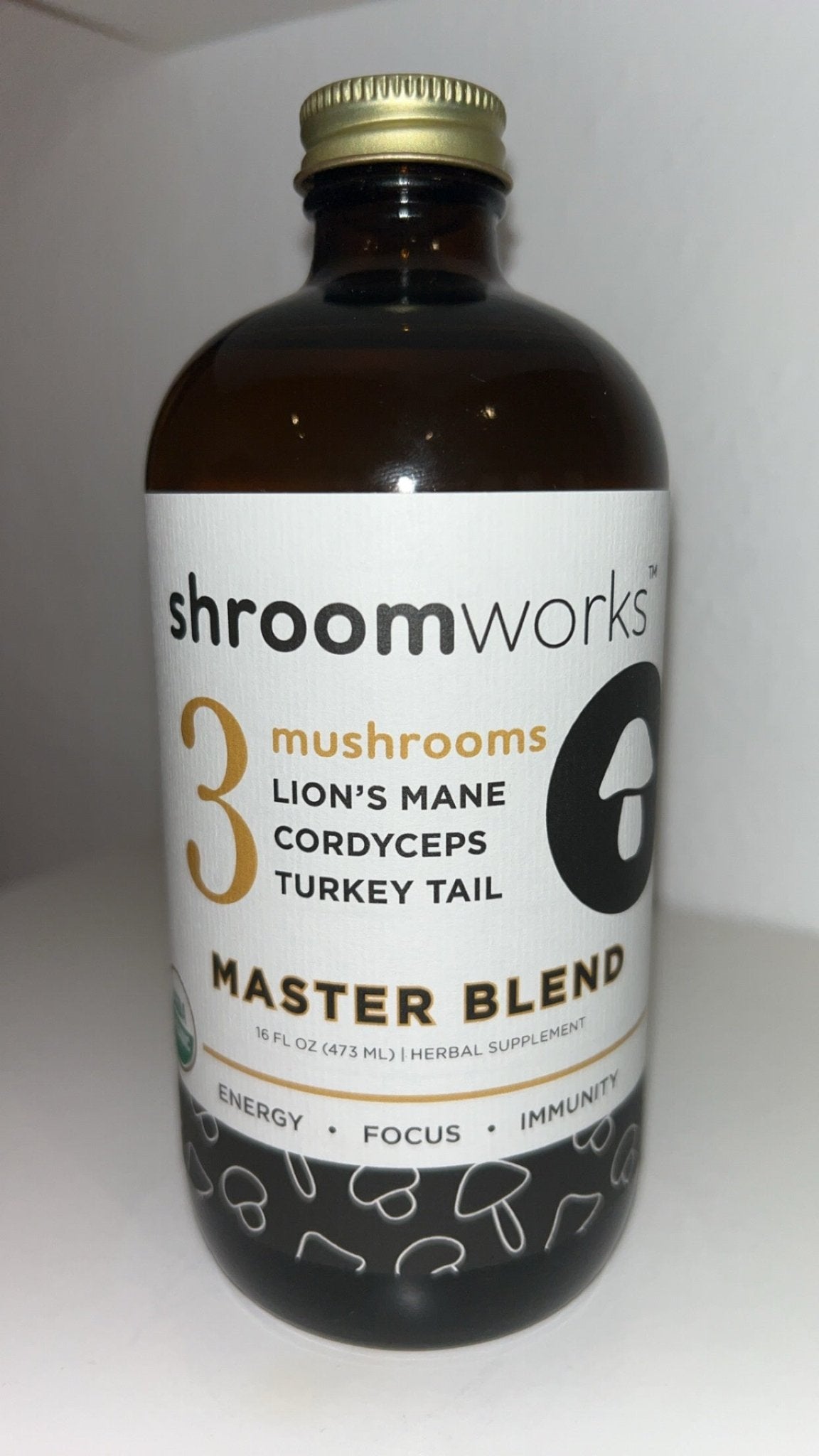 Shroomworks 3 Mushrooms Lion's Mane Cordyceps Turkey Tail Master Blend - Wonderland