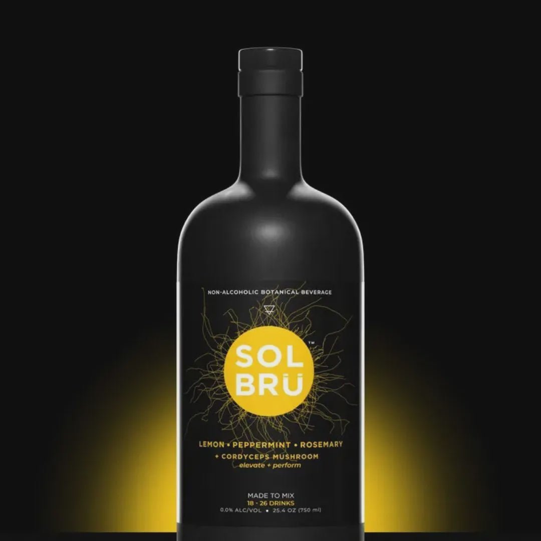 Sol Bru Lemon Mint Rosemary Non - Alcoholic Botanical Beverage - Wonderland