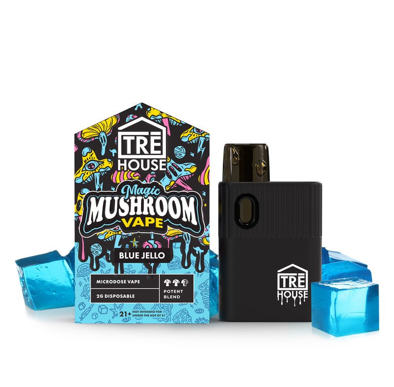 Tre House Blue Jello Microdose Magic Mushroom Vape Pen - Wonderland