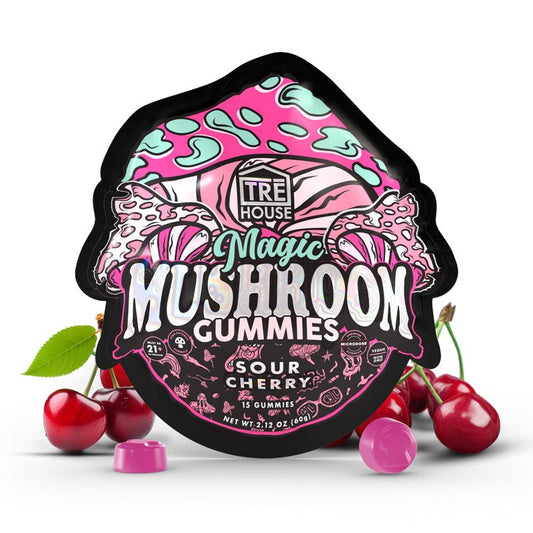 Tre House Sour Cherry Magic Mushroom Gummies - Wonderland