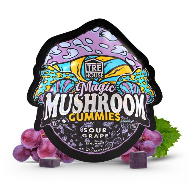 Tre House Sour Grape Magic Mushroom Gummies - Wonderland