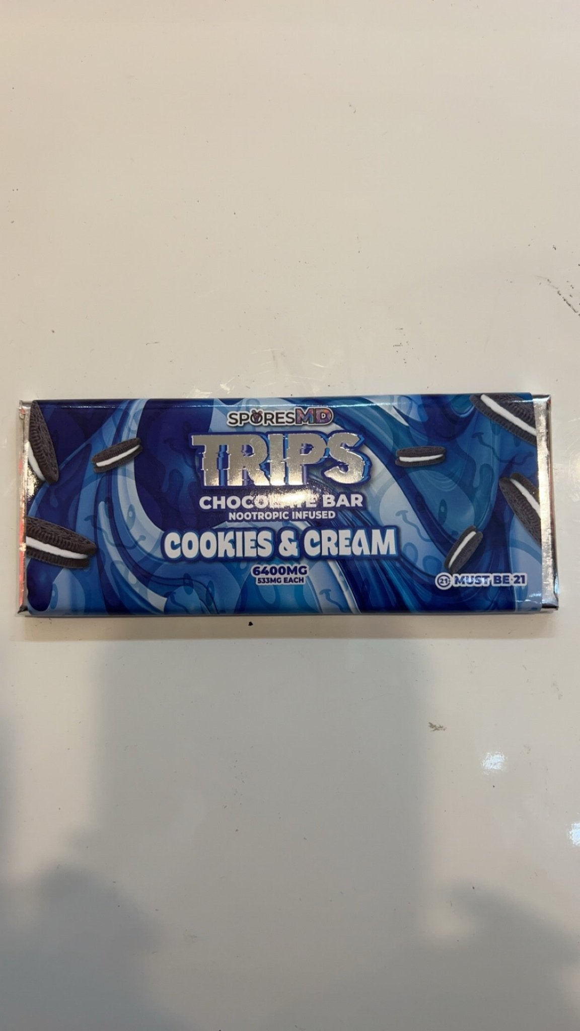 Trips Cookies & Cream Chocolate Bar - Wonderland