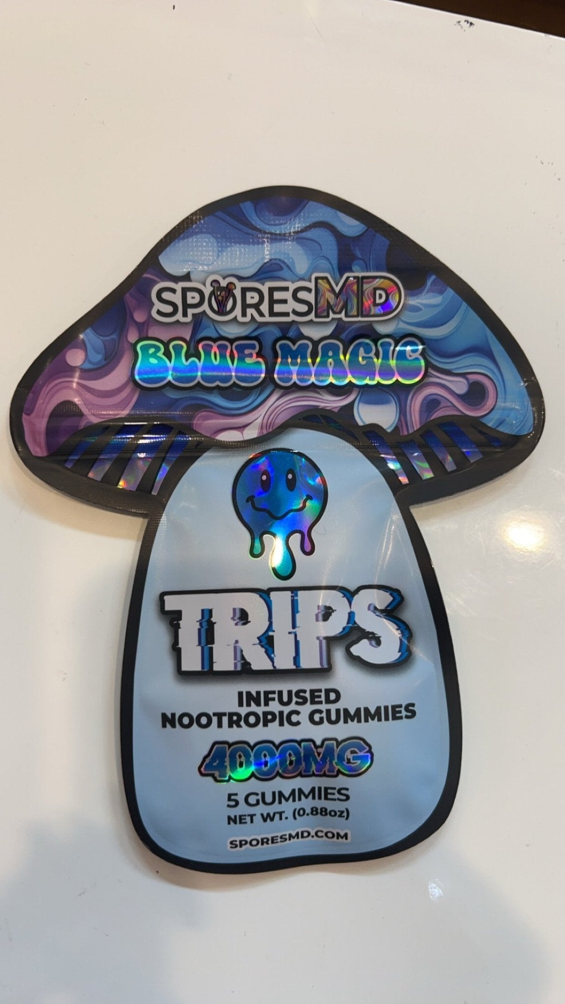 Trips Magic Nootropics Gummies 5 Pieces Blue Magic - Wonderland