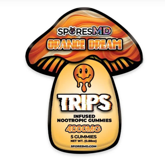 Trips Magic Nootropics Gummies 5 Pieces | Orange Dream - My Store