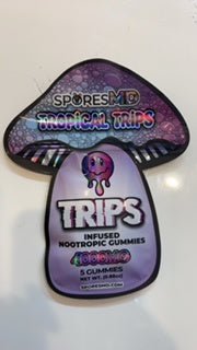 Trips Magic Nootropics Gummies 5 Pieces | Tropical Trips - Wonderland