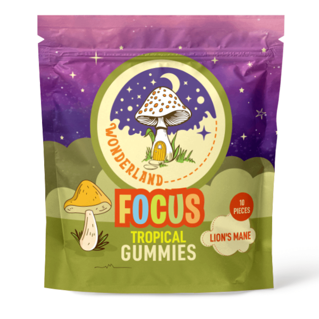 Wonderland Lion's Mane Focus Gummies | 2500MG | 10 Pack - Wonderland