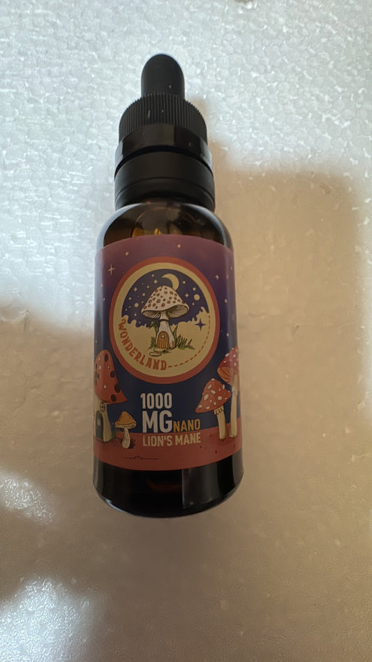 Wonderland Mushroom 1000MG Lion's Mane with Nano Technology - Wonderland