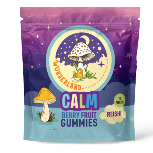 Wonderland Reishi Calm Gummies | 2500mg | 10 Pack - Wonderland